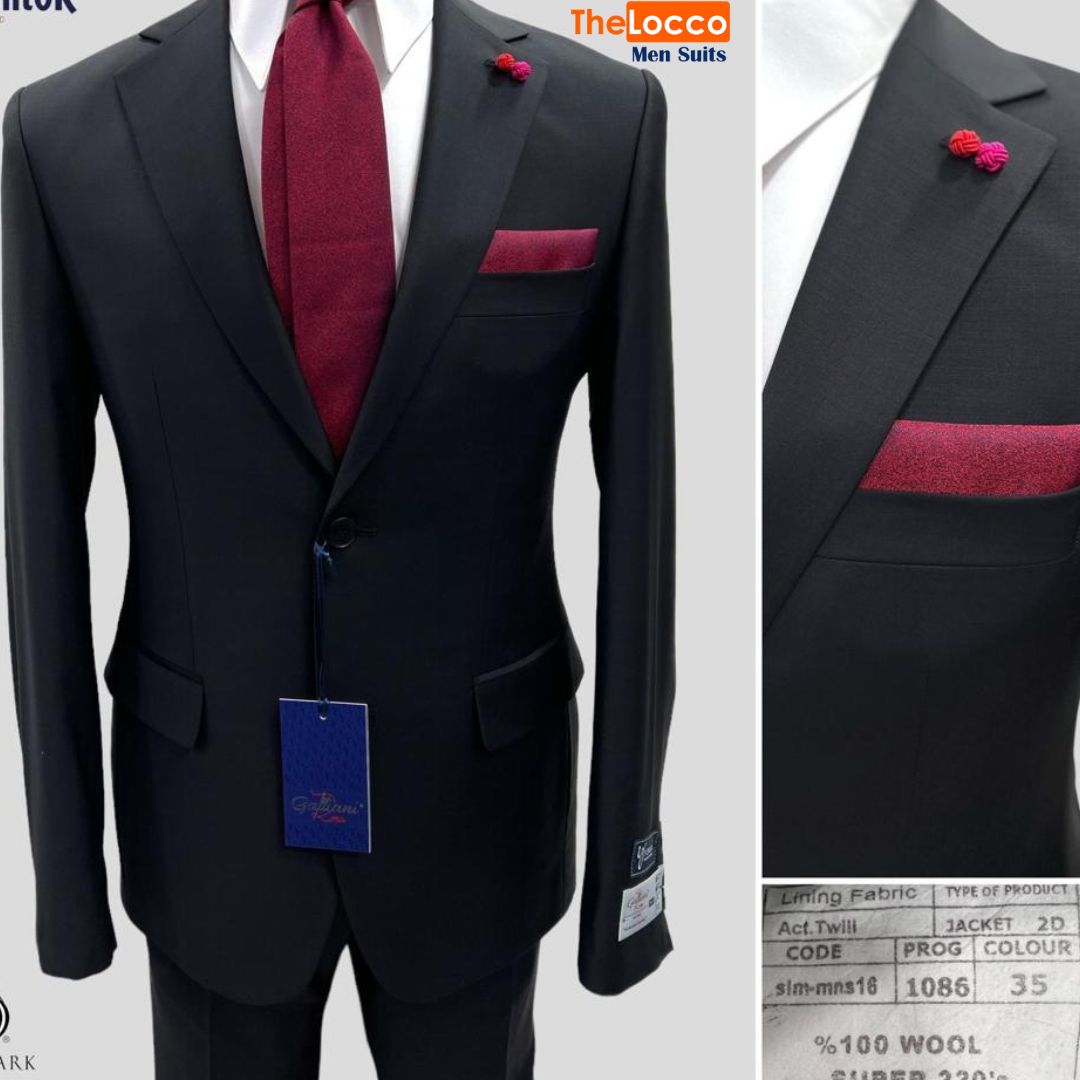 Black Pure Wool Men’s Suits For Sale Nairobi TheLocco
