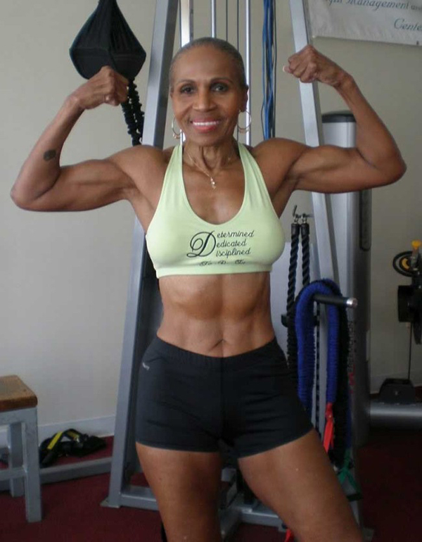 Bodybuilder Ernestine Shepard is 77 years old