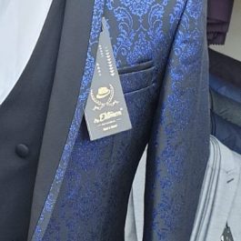 Blue wedding suits for groom