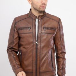 Tan Brown Original Leather Jacket Tan-Brown-Original-Leather-Jacket